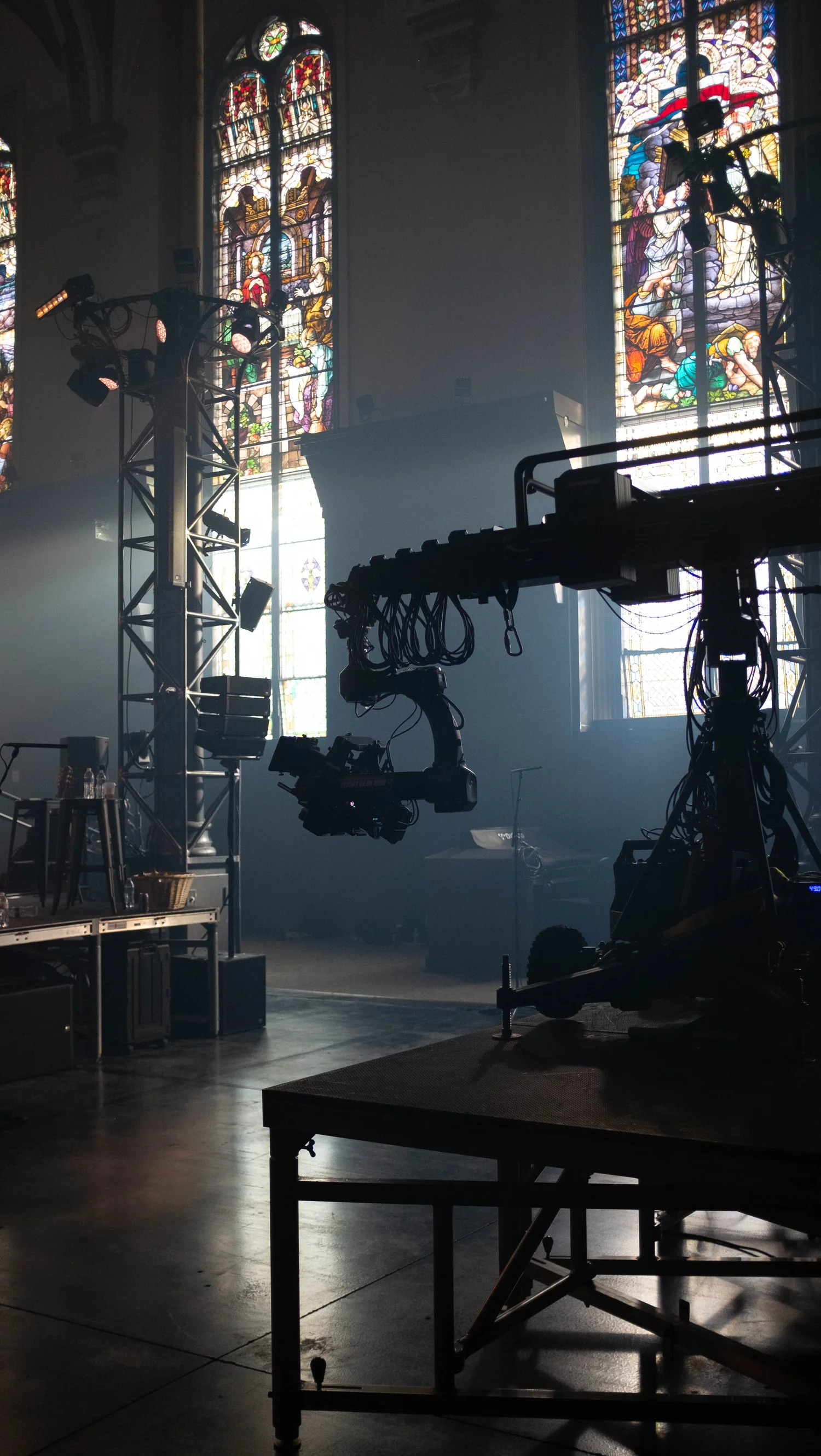 behind the scenes