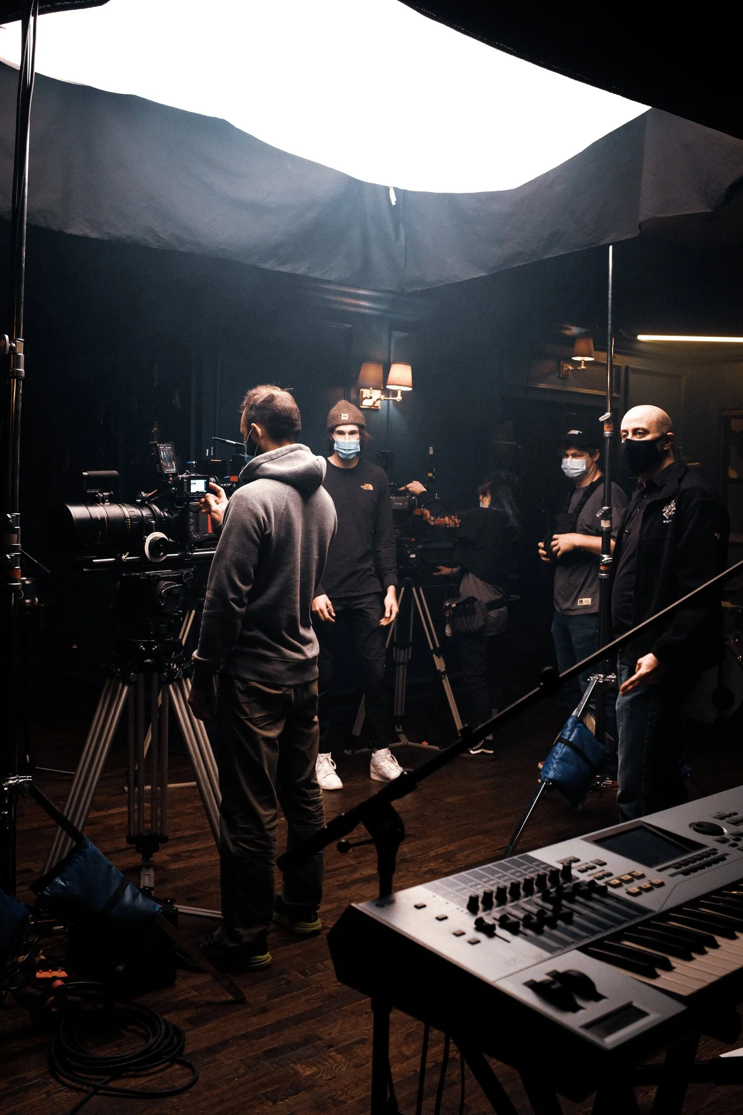 behind the scenes