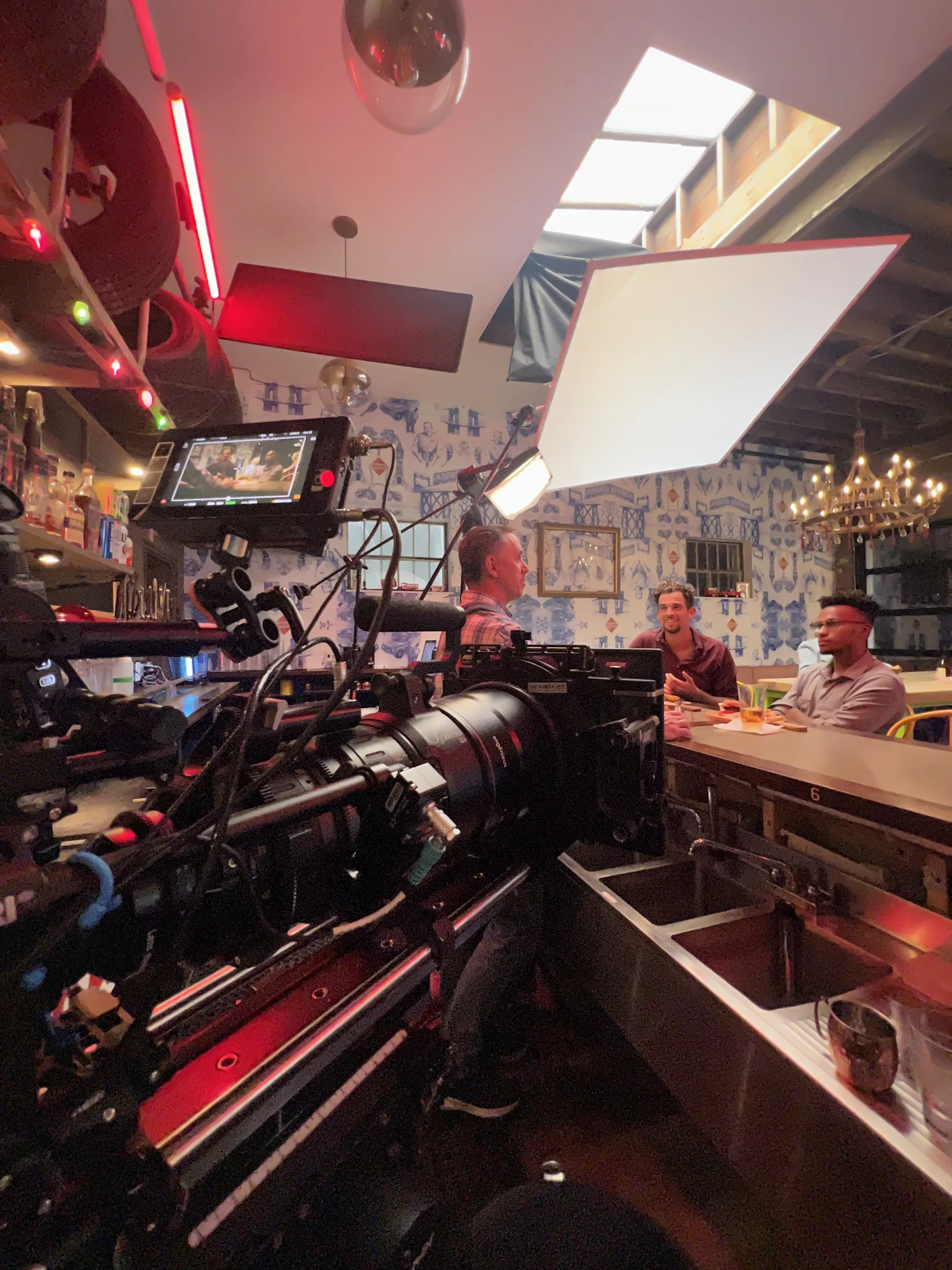 behind the scenes