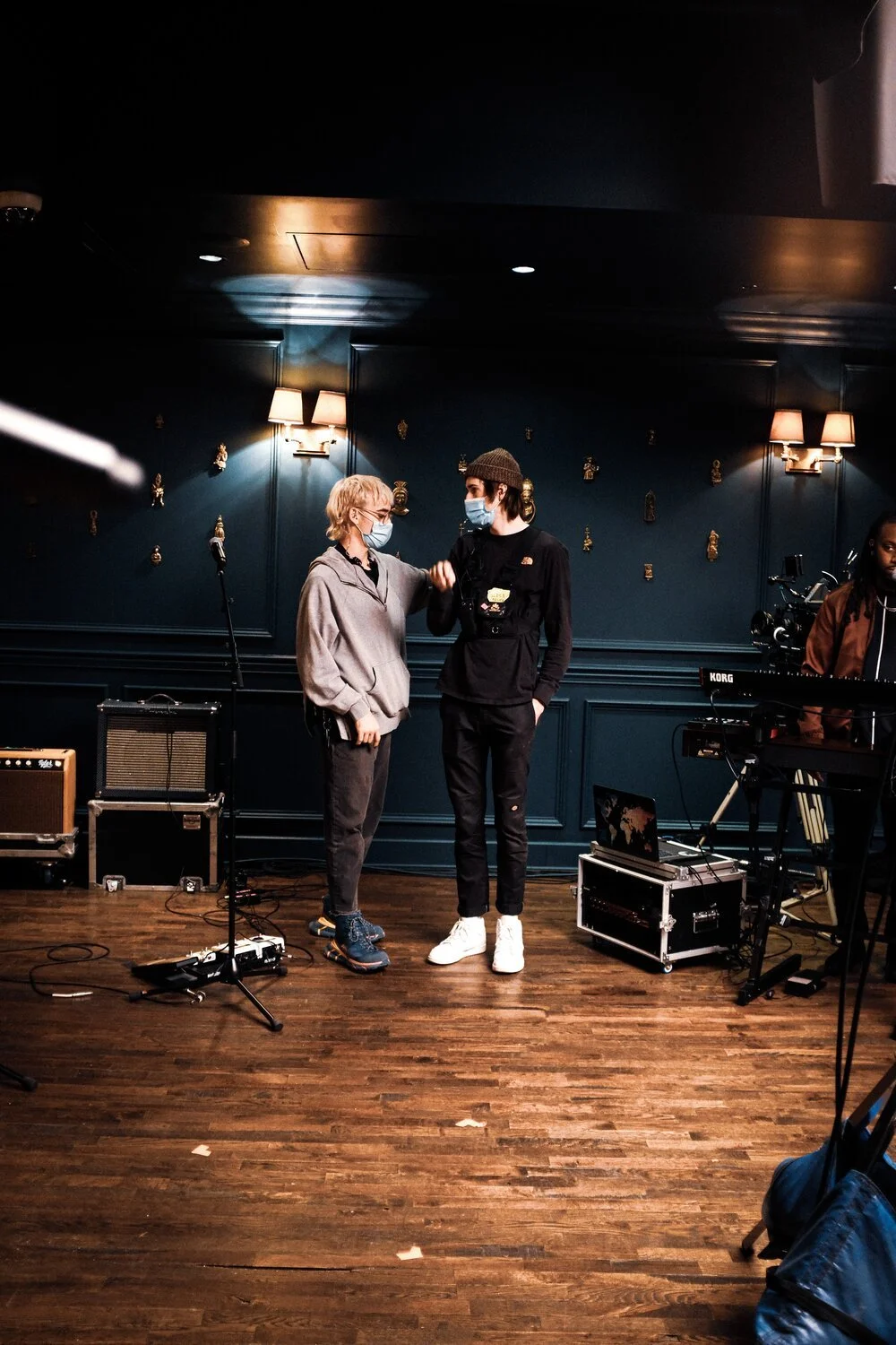 behind the scenes