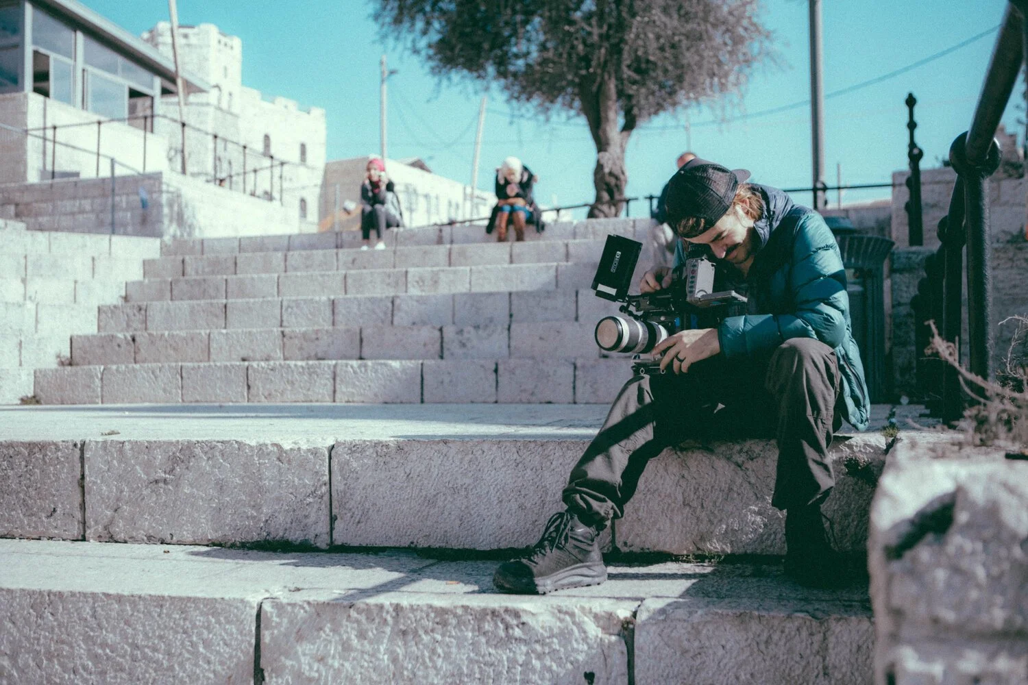 behind the scenes